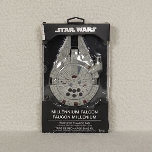 Sharper Image Disney Millenium Falcon Wireless Charge Pad Star Wars 2021 Sealed